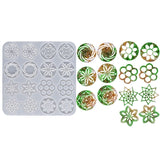 DIY Hollow Flower Silicone Resin Mold for Keychain Earrings Pendant Jewelry