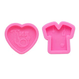 Love Heart Doctor Stethoscope Keychain Silicone Mold