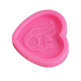 Love Heart Doctor Stethoscope Keychain Silicone Mold