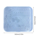 Silicone Epoxy Resin Mold for Keychain Pendant Jewelry Craft