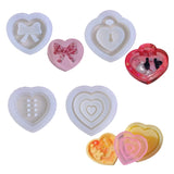 Geometry Love Silicone Epoxy Resin Mold for DIY Keychain Pendant