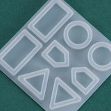 Polygonal Earrings Silicone Mold DIY Jewelry Keychain Pendant
