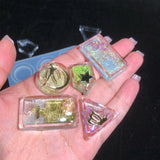 Polygonal Earrings Silicone Mold DIY Jewelry Keychain Pendant