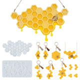 Honeycomb Door Listing Ornaments Silicone Epoxy Resin Mold