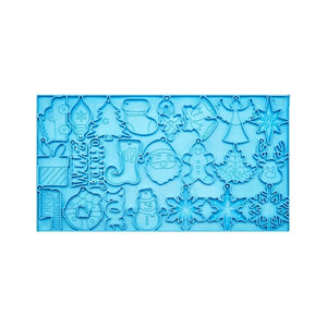 Christmas Keychain Silicone Mold DIY Decoration Molds