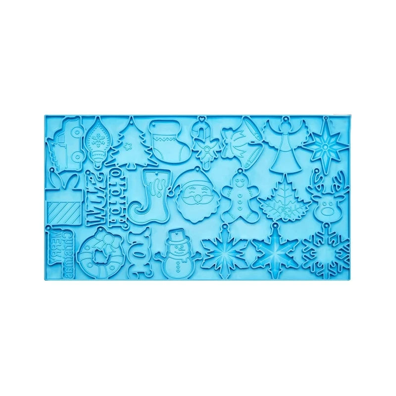 Christmas Keychain Silicone Mold DIY Decoration Molds