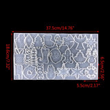 Christmas Keychain Silicone Mold DIY Decoration Molds