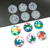 Christmas Keychain Silicone Mold DIY Jewelry Epoxy Resin Crafting Molds