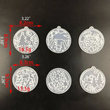 Christmas Keychain Silicone Mold Resin Crafting DIY Kit