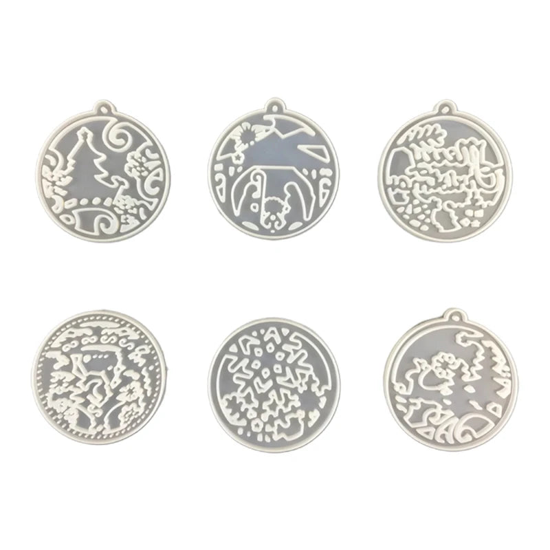 Christmas Keychain Silicone Mold Resin Crafting DIY Kit