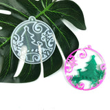 Christmas Keychain Silicone Mold DIY Jewelry Epoxy Resin Crafting Molds