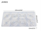 Silicone Keychain Mold Double Layer DIY Pendant