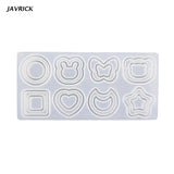 Silicone Keychain Mold Double Layer DIY Pendant