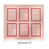 Silicone Square Keychain Mold for Epoxy Resin Crafting