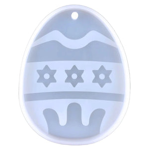 Silicone Molds Easter Egg Carrot Rabbit for Key Pendant DIY Epoxy Resin