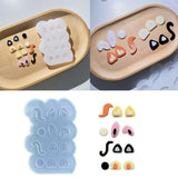 Silicone Quicksand Musical Symbols Keychain Mold DIY Pendant Epoxy Molds