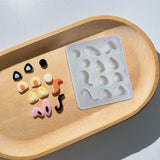 Silicone Quicksand Keychain Mold DIY Pendant Crafting Molds