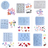 Silicone Quicksand Keychain Mold DIY Pendant Crafting Molds