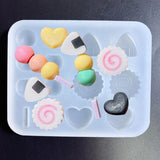 Silicone Quicksand Keychain Mold DIY Pendant Crafting Molds