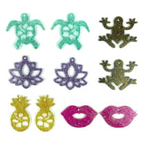 Silicone Resin Molds Frog Turtle Earrings Keychain Pendant Jewelry DIY Crafting