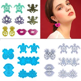 Silicone Resin Molds Frog Turtle Earrings DIY Jewelry Mold