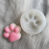 Paw Silicone Mold DIY Keychain Pendant Jewelry Epoxy Resin Crafting Molds