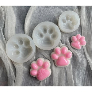 Paw Silicone Mold DIY Keychain Pendant Jewelry Epoxy Resin Crafting Molds
