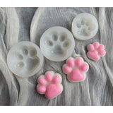 Paw Silicone Mold DIY Keychain Pendant Jewelry Epoxy Resin Crafting Molds