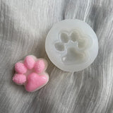 Paw Silicone Mold DIY Keychain Pendant Jewelry Epoxy Resin Crafting Molds