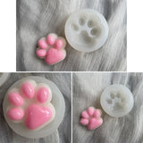Paw Silicone Mold DIY Keychain Pendant Jewelry Epoxy Resin Crafting Molds