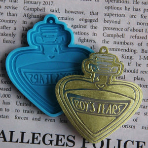 Silicone Resin Molds Poison Bottle Keychain DIY Pendant Jewelry Crafting