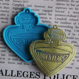 Silicone Resin Molds Poison Bottle Keychain DIY Pendant Jewelry Crafting