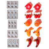 Fruit Ornaments Silicone Epoxy Resin Mold DIY Keychain Pendant Jewelry