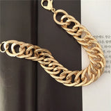 Chunky Style Chain Bracelet Modern Dainty Women Lady Gift Jewelry