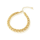 Chunky Style Chain Bracelet Modern Dainty Women Lady Gift Jewelry
