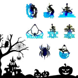 Halloween Witch Spider Keychain Mould Silicone Epoxy Resin Molds DIY Pendant