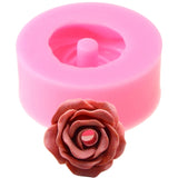 Epoxy Resin Mold Rose Flower Straws Topper Casting Silicone Mould DIY Crafts