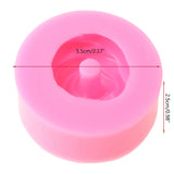 Epoxy Resin Mold Rose Flower Straws Topper Casting Silicone Mould DIY Crafts