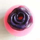 Epoxy Resin Mold Rose Flower Straws Topper Casting Silicone Mould