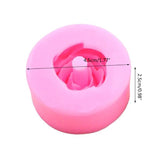 Epoxy Resin Mold Rose Flower Straws Topper Casting Silicone Mould