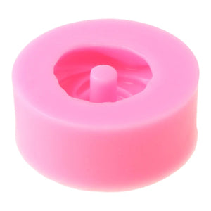 Rose Flower Straws Topper Silicone Mold