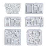 Silicone Cat's Claw Phone Keychain Mold DIY Pendant Jewelry Crafting Mold