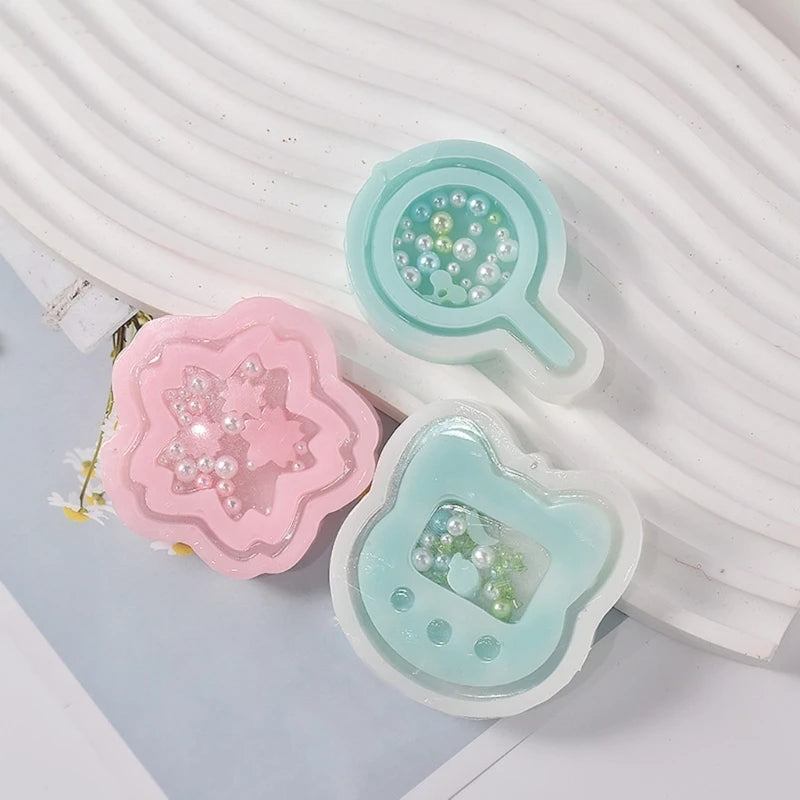 Silicone Cat's Claw Phone Keychain Mold DIY Pendant Jewelry Crafting Mold