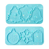Silicone Epoxy Keychain Mold for DIY Earrings Pendant Jewelry