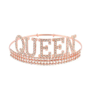 Rhinestone Crown Birthday Party Tiara For Men And Women