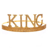 Rhinestone Crown Birthday Party Tiara For Men And Women