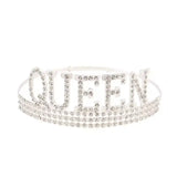 Rhinestone Crown Birthday Party Tiara For Men And Women