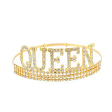 Rhinestone Crown Birthday Party Tiara For Men And Women