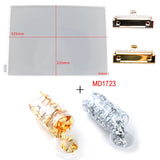 Resin Folder Drawing Board Silicone Mold Foil Package DIY