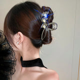 CZ Gingko Leaves Hair Claws for Women Wedding Head Jewelry